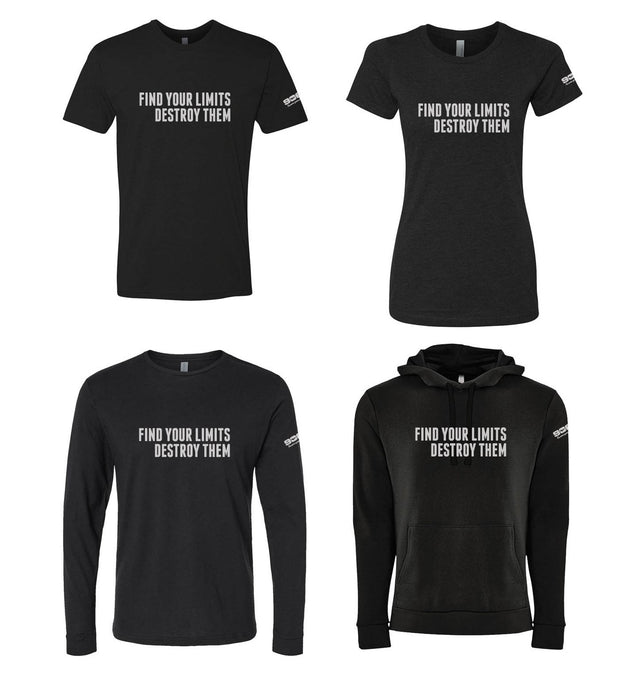 906AT Find Your Limits Shirts