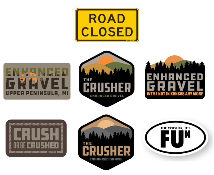 Crusher Stickers/Patches