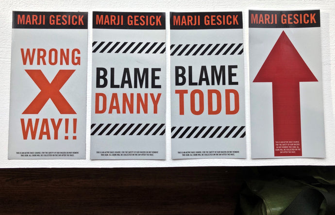 Marji Gesick Course Signs
